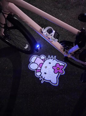 适用于雷克斯公路车投影灯夜骑动态氛围灯rc350飓风/rs600/rc007