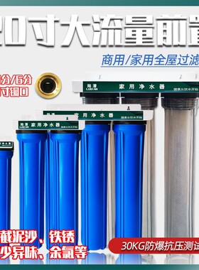 20寸前置加厚防爆三级透明过滤器