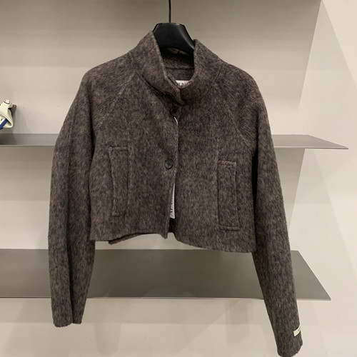 AT BRUNCH-立领排扣插肩袖洋气短外套LMY5151