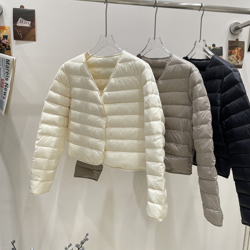 凌.小弈-胆百搭极简保暖时尚可内搭可叠穿短款保暖羽绒服外套L308