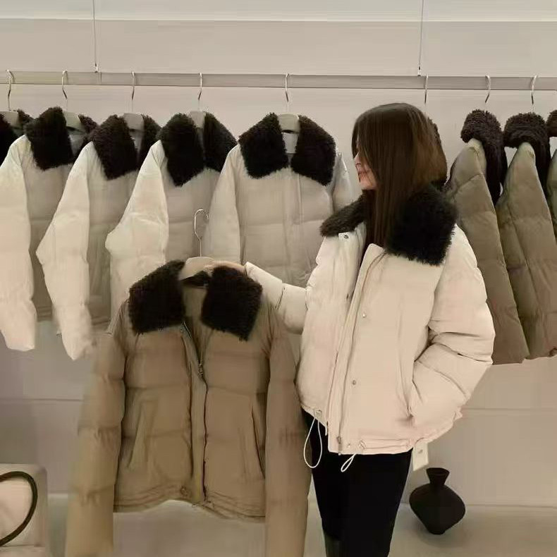 Double romance-尚博主款保暖羽绒服外套(配可拆环保毛领)251771