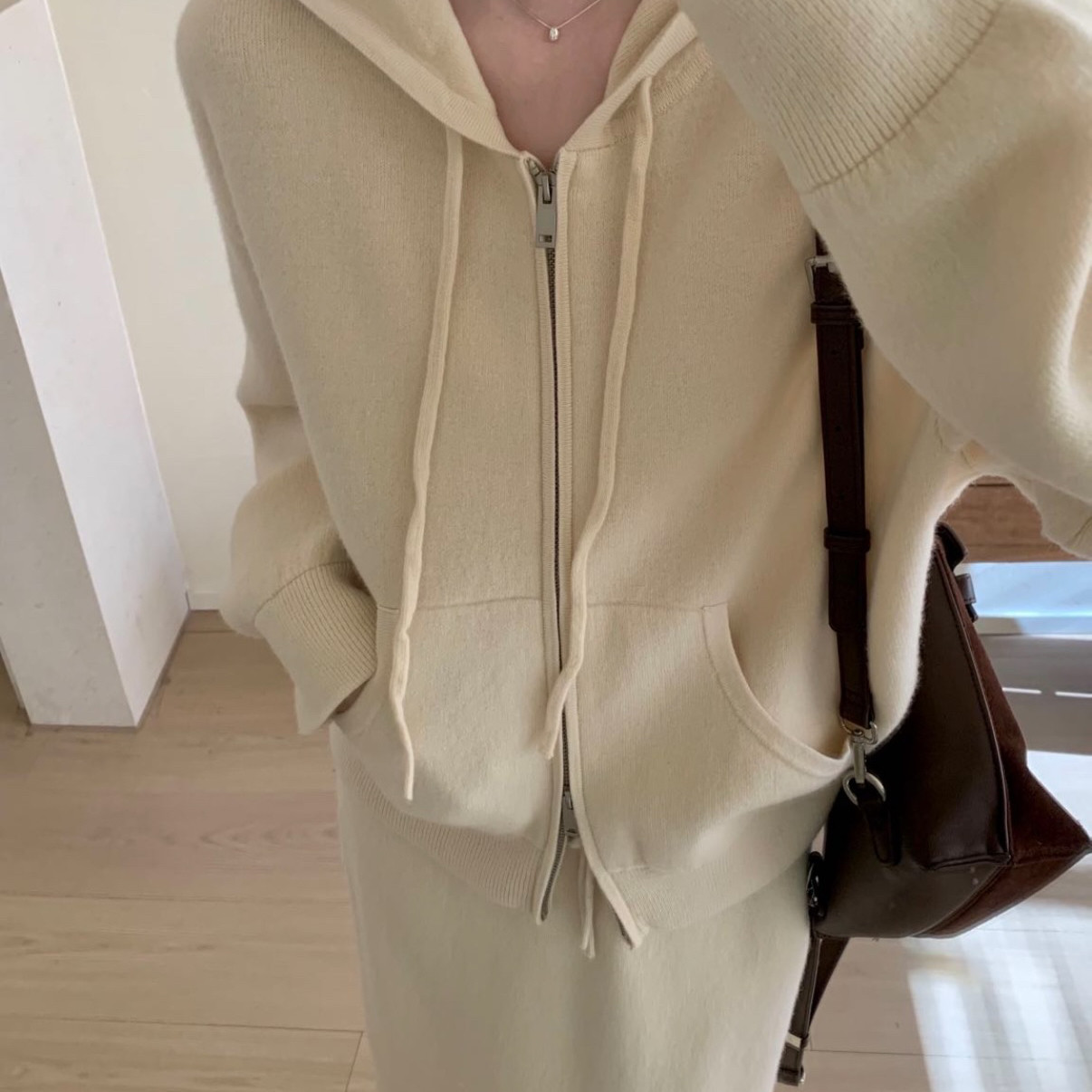 TOMORROW-售完不补连帽休闲拉链口袋卫衣外套（含100羊毛）ZHF280,孕妇装/孕产妇用品/营养,连衣裙,淘宝优惠券,粉丝福利购,淘宝优惠卷