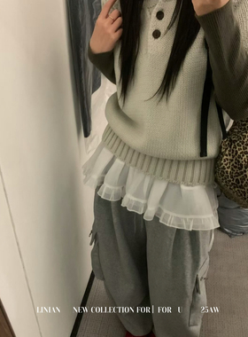 LI NIAN-毛衣女纯色百搭气质软糯短袖内搭针织保暖毛衣0702208165