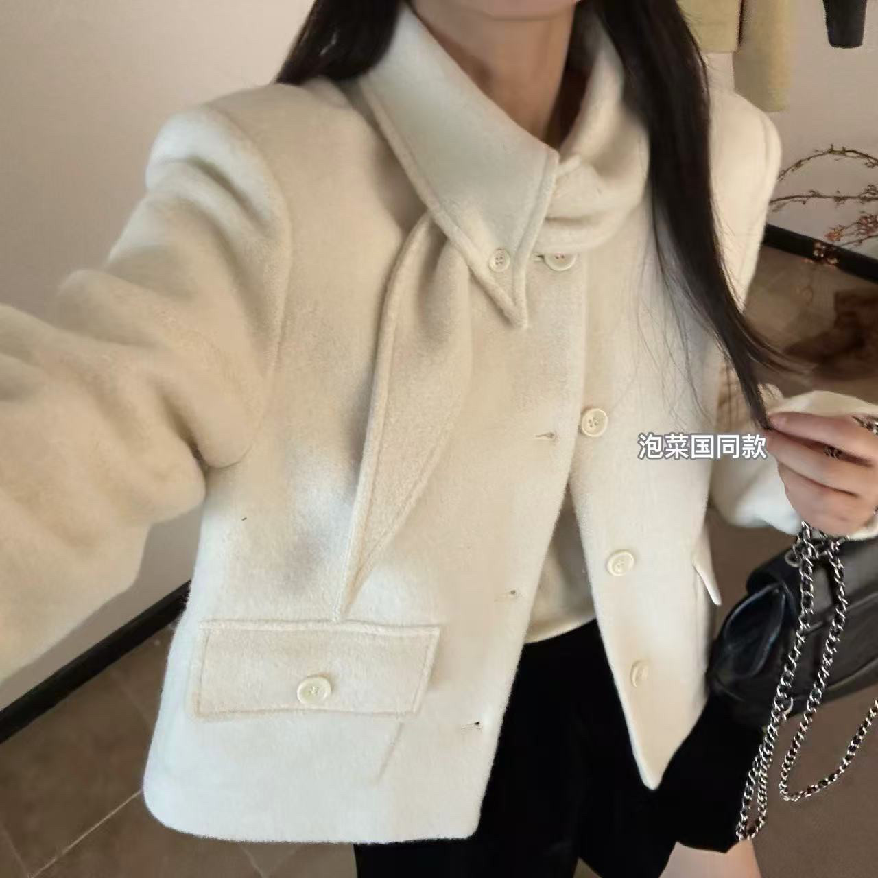 Miss Rao欣尧AOT-内加羽绒羊毛呢短款外套短外套(含25羊毛)60336,女装/女士精品,时尚套装,淘宝优惠券,粉丝福利购,淘宝优惠卷