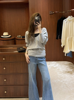 EASE-春超模牛仔裤型超好完全不挑腿型牛仔裤(人手一条)e26a6095