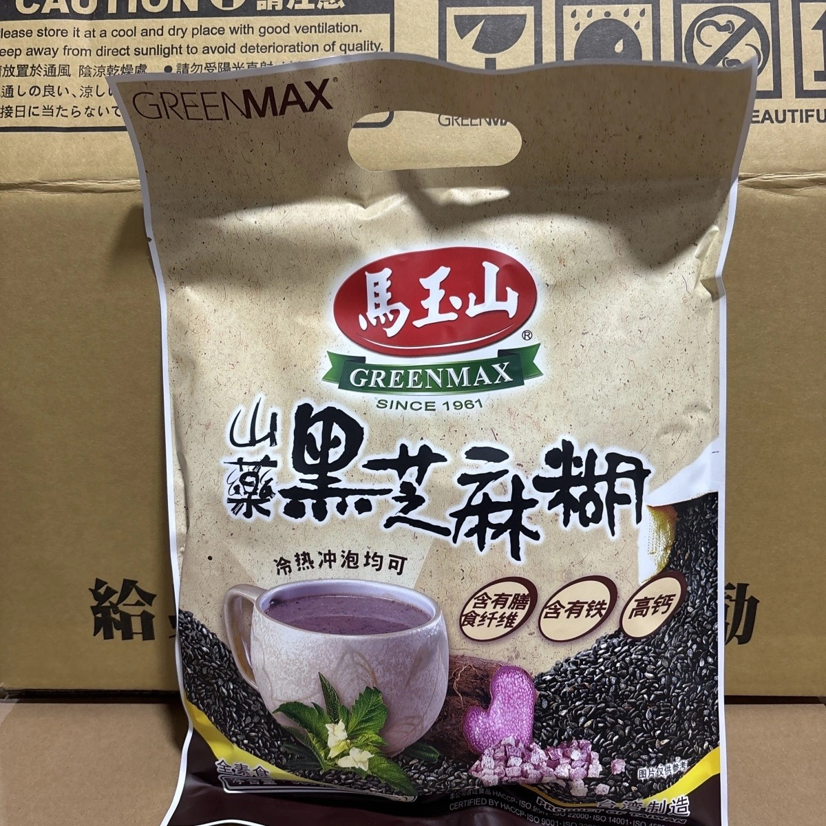 台湾进口马玉山山药芝麻糊360g五谷冲饮营养素食薏仁早餐代餐豆浆
