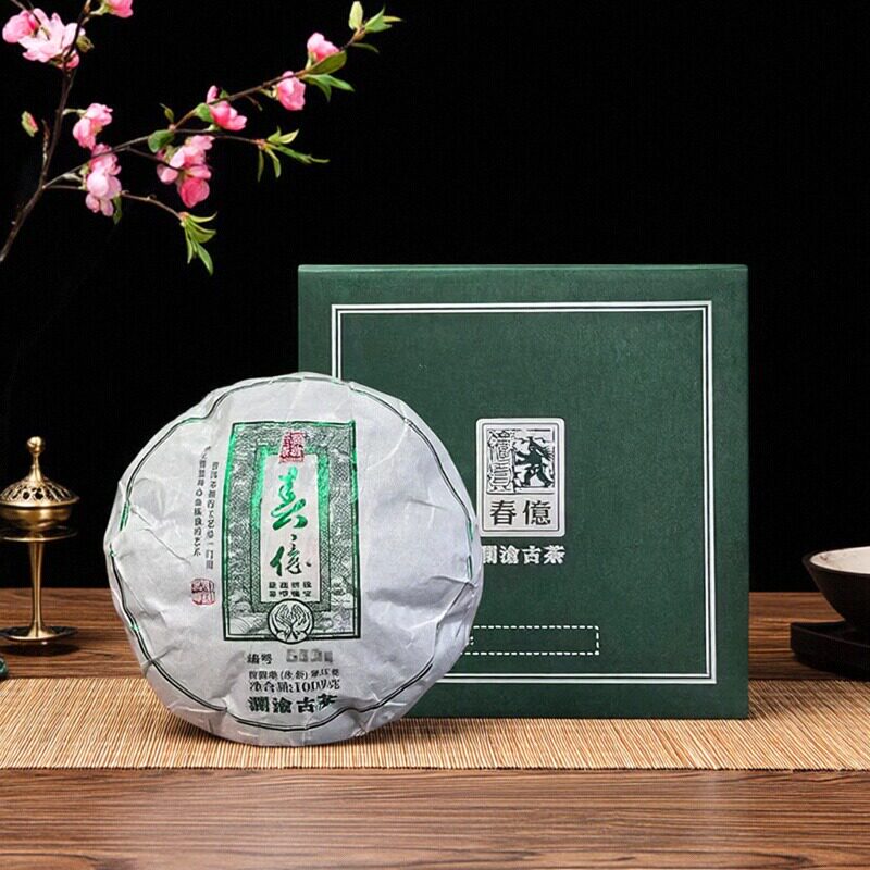 澜沧古茶2018年春意金瓜生 景迈古树普洱茶生茶 1000克