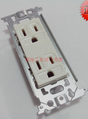 松下panasonic日式美式插座WN1512K暗装110V插座WNF1512K现货