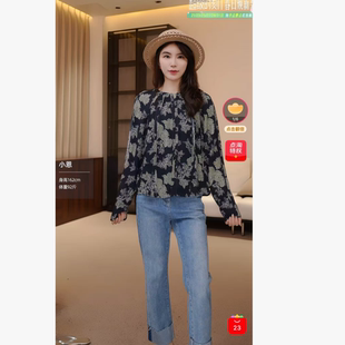 上衣 圆领印花长袖 CY1725 小恩专属