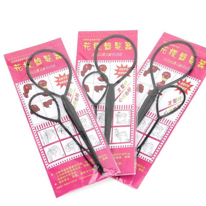 儿童编发器盘发神器拉发针丸子头发梳美发美工工具蜈蚣编发