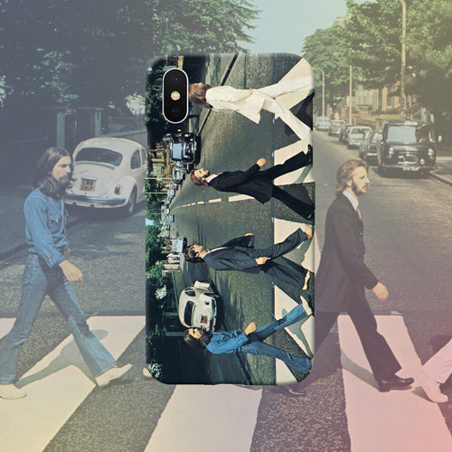披头士 Abbey Road 虫团iphone15promax全包软壳半包硬壳菲林手机壳安卓