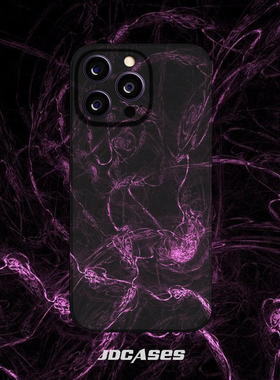 紫色美学iphone15promax手机壳小众菲林壳防摔全包软壳安卓