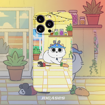 萝卜纸巾猫 16promax手机壳小众菲林壳防摔苹果17全包软壳安卓