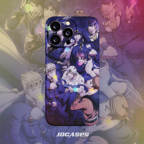 JOJO的奇妙冒险动漫iphone15promax手机壳小众菲林壳防摔硬壳全包软壳安卓