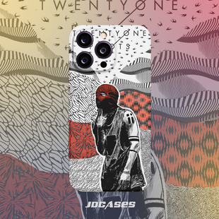 Twenty One Pilots乐队iphone15promax手机壳小众菲林壳防摔全包软壳安卓