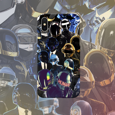 蠢朋克 daftpunk 原创 15promax手机全包软硬壳菲林苹果防摔安卓