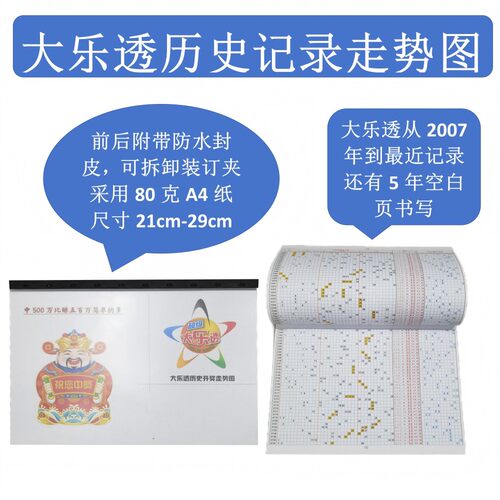 大乐透历史记录走势图表格
