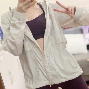 Anjali瑜伽健身服外套lulul运动户外Jacket 防晒风雨