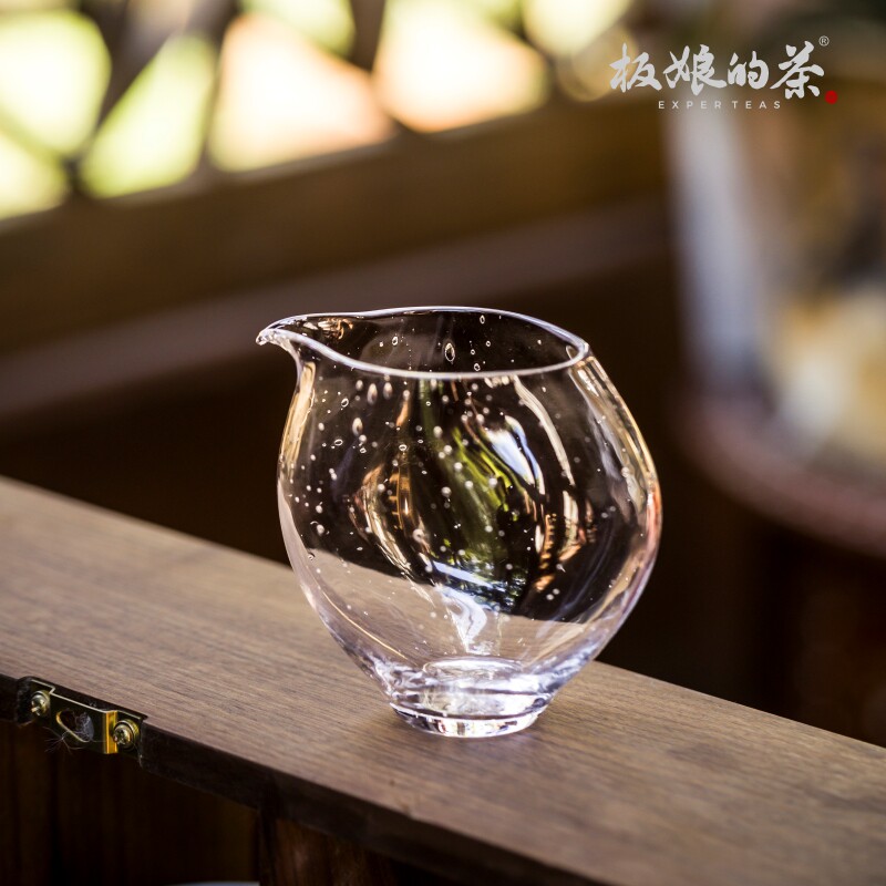 板娘的茶 手工玻璃气泡飞鸟公道杯250ml公杯高硼硅耐热玻璃茶周边图片