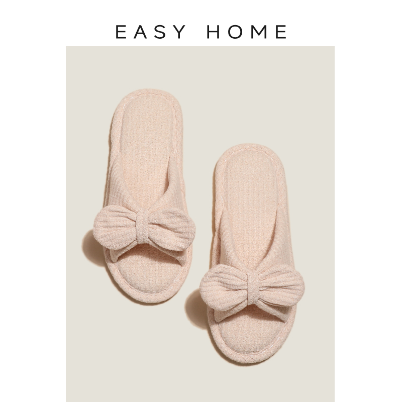 橡胶底韩版防滑华夫棉