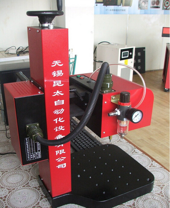 气动打标机铭牌标牌 无锡昆太KT-QD01旋转气动打标机 金属打标机