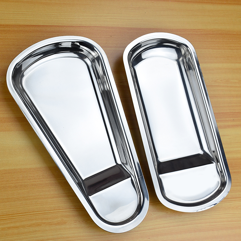 加厚不锈钢自助餐夹子盘餐具托盘放置盘扇形餐厅火锅店方型放夹碟,餐饮具,餐用托盘,淘宝优惠券,粉丝福利购,淘宝优惠卷