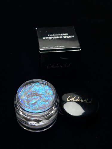 改良新版 Coldnwild 冷野变色龙眼影膏闪片 碧落R7