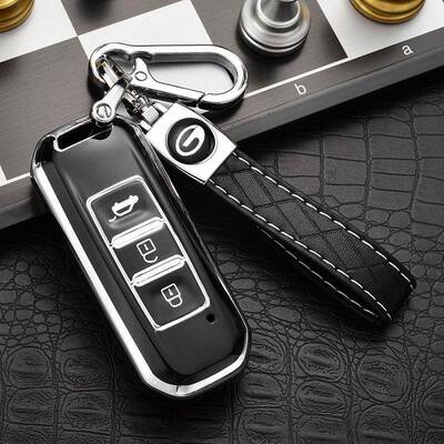 广汽传祺钥匙套gs4/gs5/gs3/gs8/ga4/ga6GE3车钥匙包专用高档壳扣