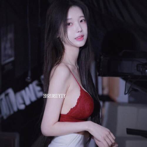 MISS WU MY366显肤白红色~显胸带胸垫蕾丝吊带背心se