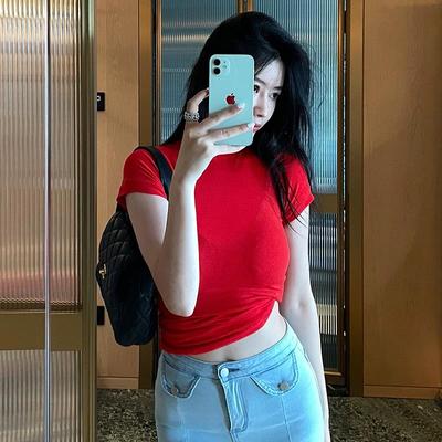 短袖通勤常规韩版时尚显胸