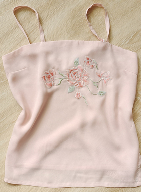 原创日常吊带衫背心宋制汉服打底内搭女宋抹胸刺绣春夏秋大码薄款
