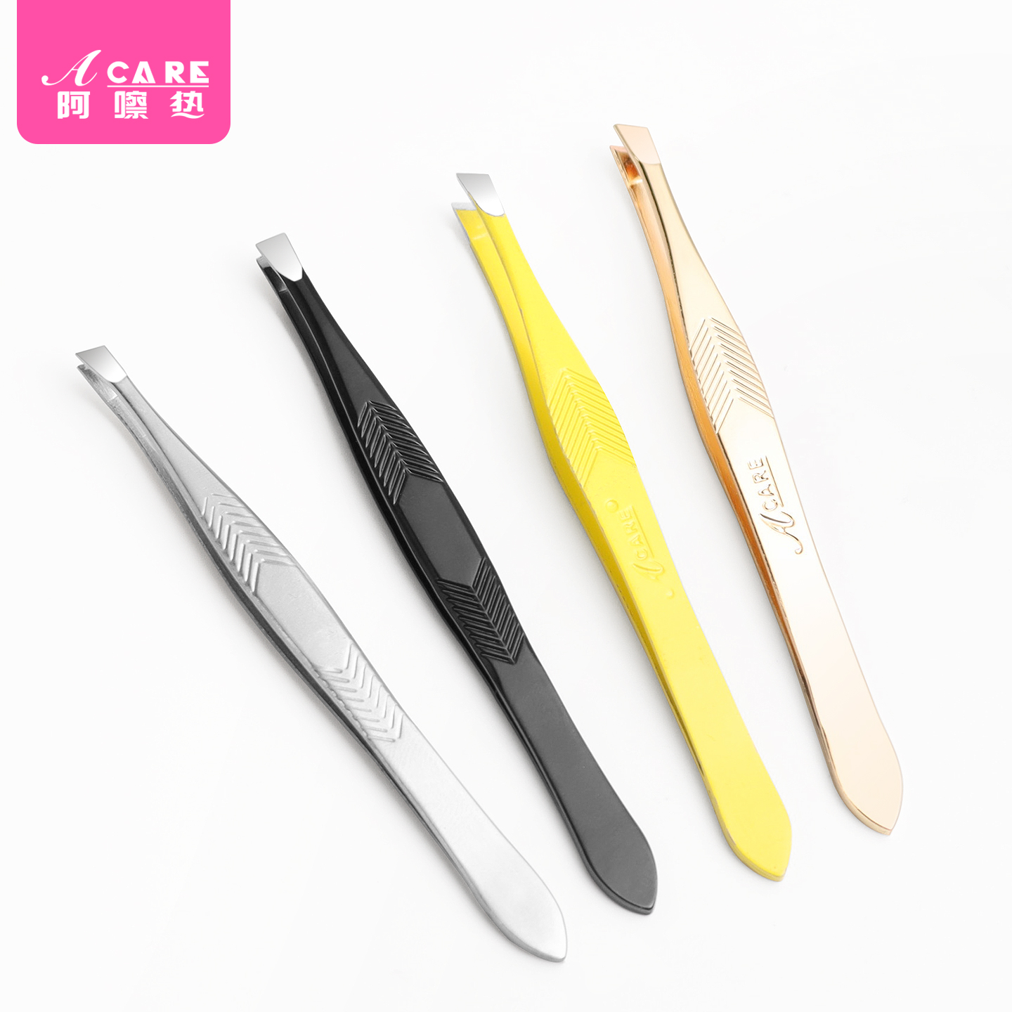 15YJ2眉夹E2AP306-拔胡子用钳子夹白发镊子修眉毛夹斜口眉夹拔胡