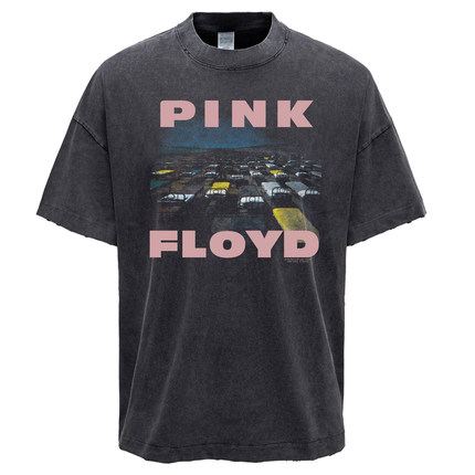 HOTROCK热石摇滚T恤Pink Floyd平克弗洛伊德乐队复古Vintage短袖