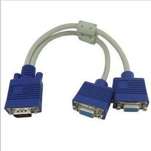 分配器 一分二 VGA分频 电脑视频 VGA一分两线