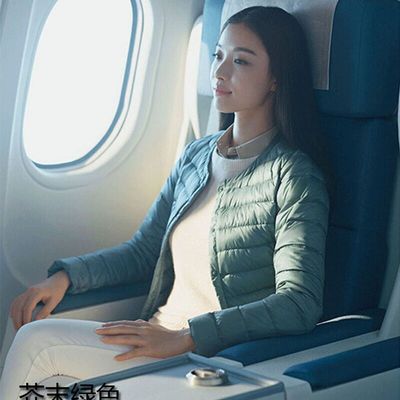 秋冬季无领内胆学生轻薄羽绒服