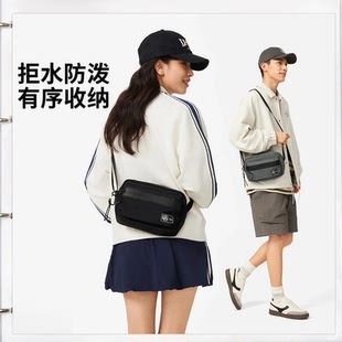 运动防泼水情侣单肩包休闲运动手提包ABDV227 李宁斜挎包胸包时尚