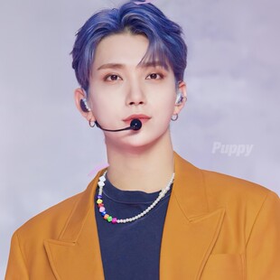 seventeen洪知秀Joshua同款彩色骰子大小珍珠项链圈