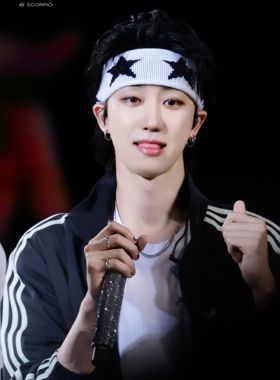 Seventeen 徐明浩The8同款五角星星星针织头带运动瑜伽吸汗带