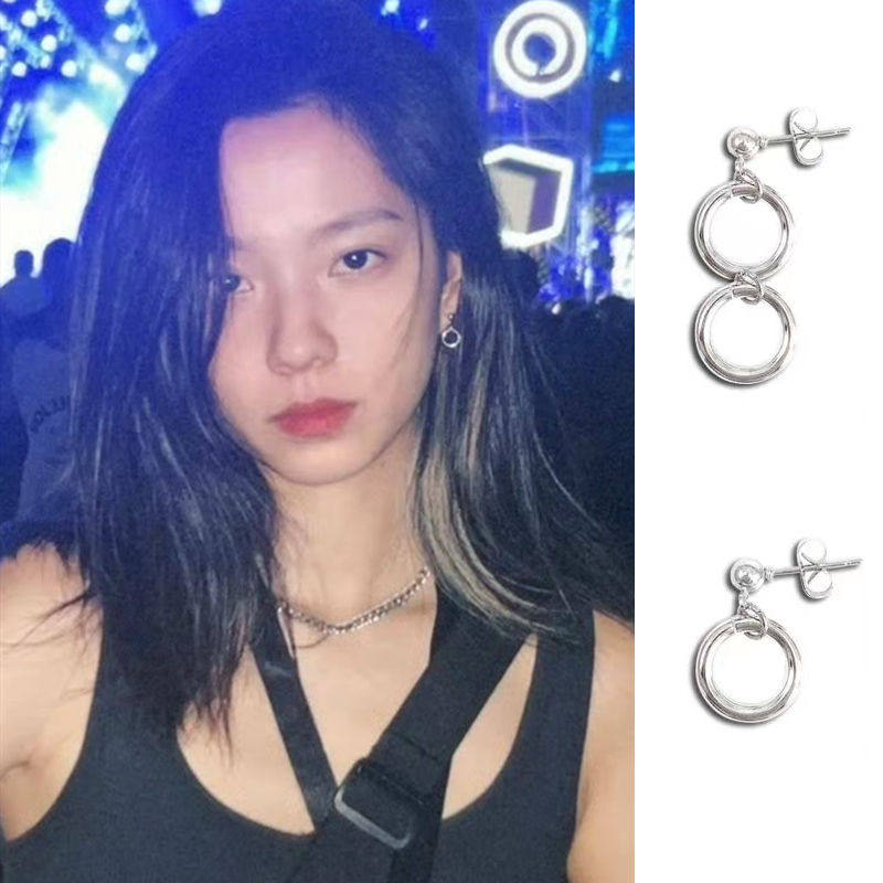 庄达菲明星抖音同款单双圆圈耳钉环坠防过敏个性街头潮酷百搭饰品,饰品/流行首饰/时尚饰品新,耳环,淘宝优惠券,粉丝福利购,淘宝优惠卷