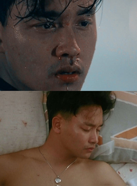 英雄本色张国荣哥哥抖音同款刻字Leslie项链圆牌镜面吊坠锁骨链韩