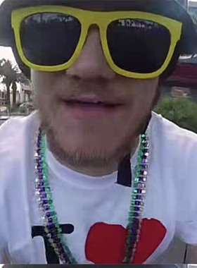 梦龙乐队同款项链 Imagine DragonsShots MV荧光方块绿粉紫色长链