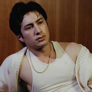 巅峰对决 哈德森威廉姆斯Hudson Williams同款钛钢金色圆盒子项链