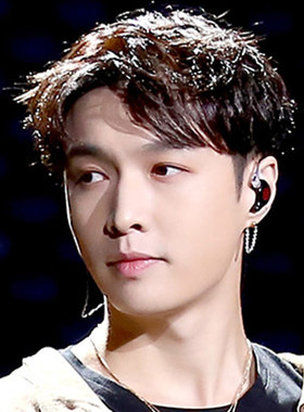 天籁之战2 MAHB年度先生盛典张艺兴明星同款耳环圆球流苏潮男耳钉