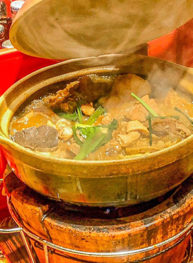 港式陶土木炭炉矿物油火锅炉商用