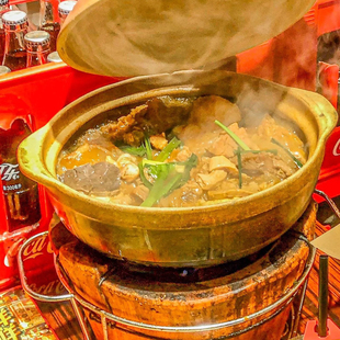 植物油盒炭炉子鸡煲牛杂煲环保油打边炉矿物油燃料商用灯芯酒精炉