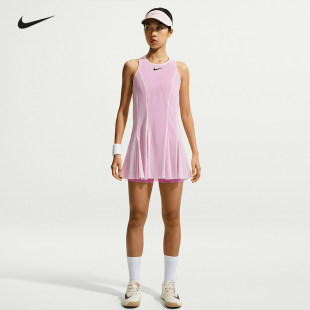 Nike耐克网球服女26法网萨巴伦卡同款无袖连衣裙连身裙IV5702-663