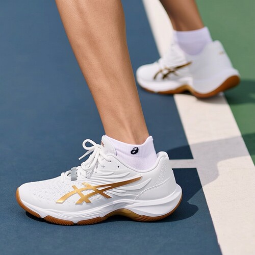 ASICS亚瑟士夏季新款羽毛球鞋COURT CONTROL FF 4透气防滑排球鞋