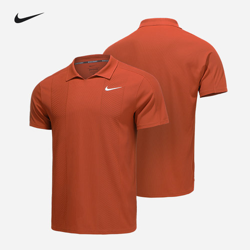 Nike耐克网球服男子25美网新款辛纳同款POLO衫短袖翻领上衣HM6753