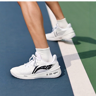 LINING李宁网球鞋SURPASS PRO全面型减震防滑运动鞋男女鞋ATAV005