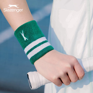 Slazenger史莱辛格护腕温网时尚 舒适吸汗针织篮球羽毛球排球网球